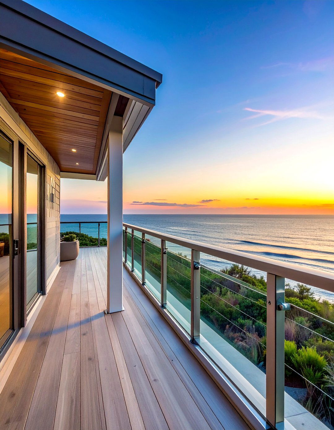 Glass Panel Front Porch Railing - 25 Front Porch Railing Ideas for Curb Appeal