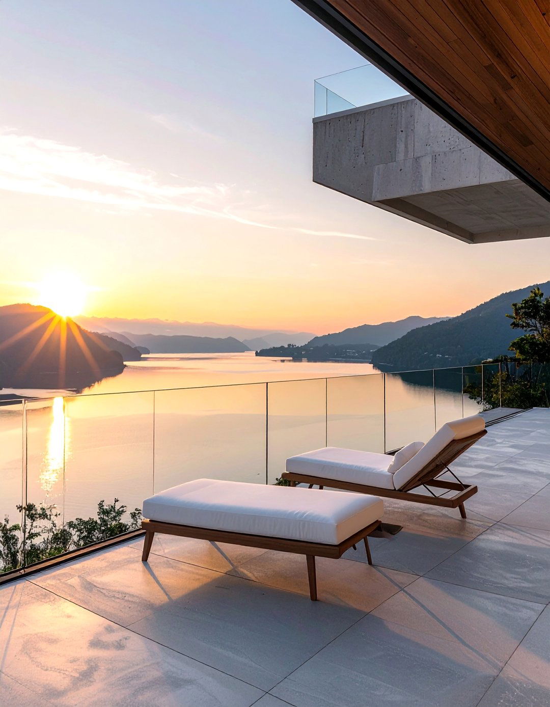 Glass Railed Cantilever Balcony - 20 Cantilever Balcony Ideas for Modern Homes