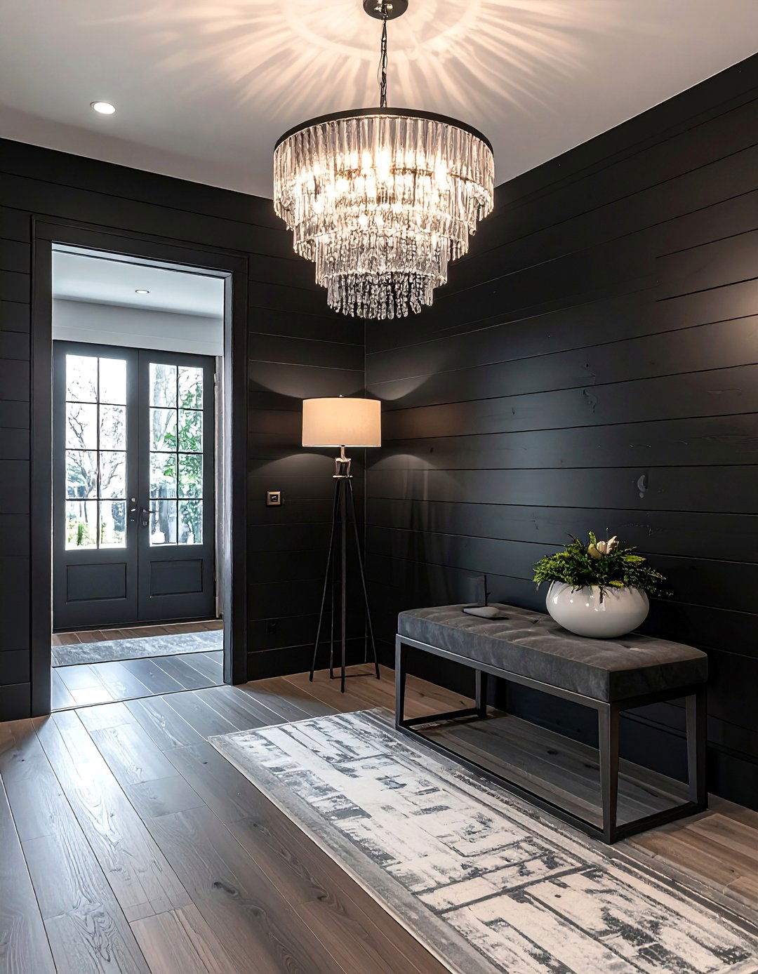 Glossy Finish Shiplap for a Modern Sheen - 40 Shiplap Accent Wall Ideas for Modern Home Decor