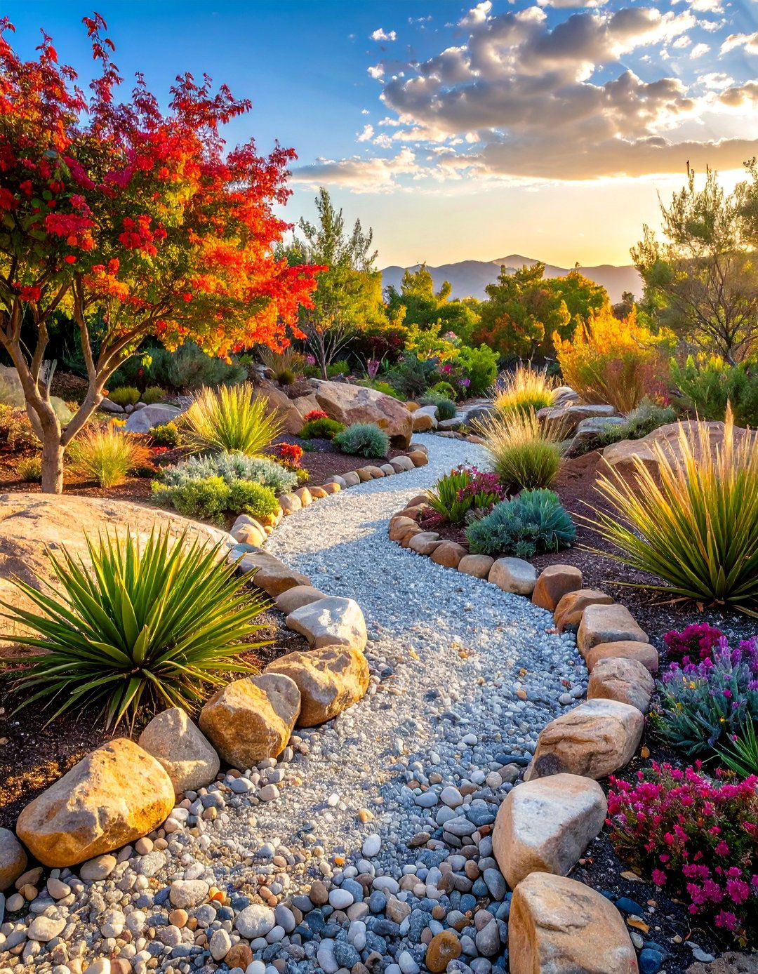 Gravel River Bed Design - 25 Zen Garden Ideas for a Peaceful Backyard Retreat