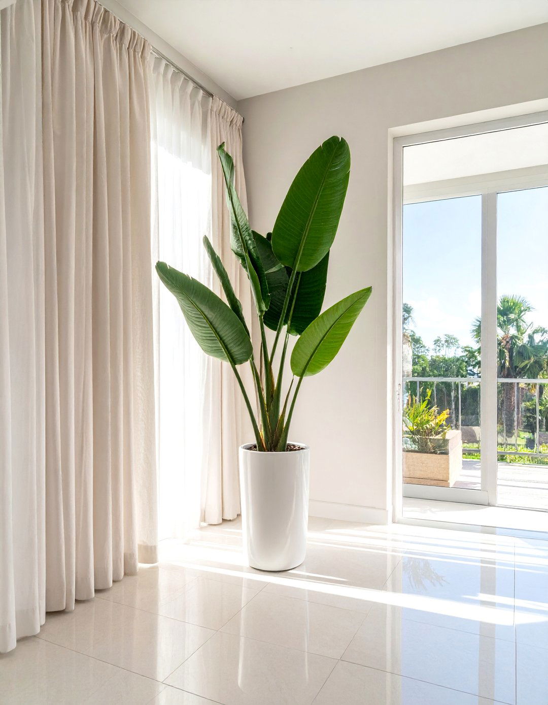 Greenery with Tropical Plants - 25 Florida Home Decor Ideas for a Coastal Vibe