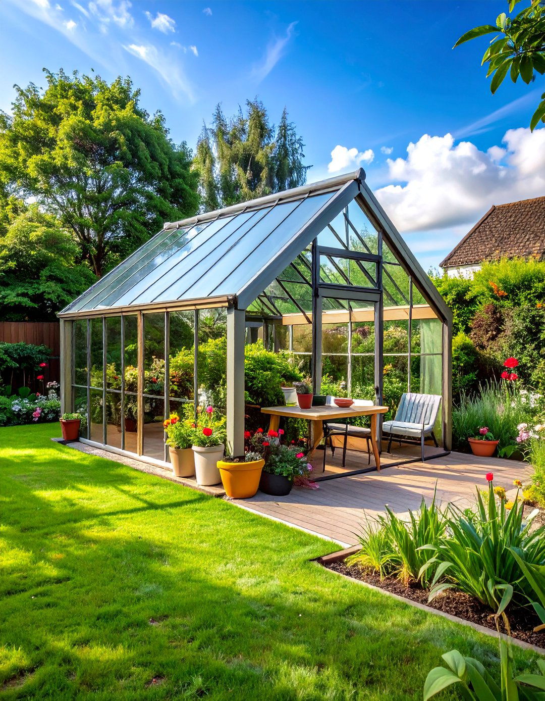 Greenhouse Garden Rooms - 40 Small Backyard Landscaping Ideas for Big Impact
