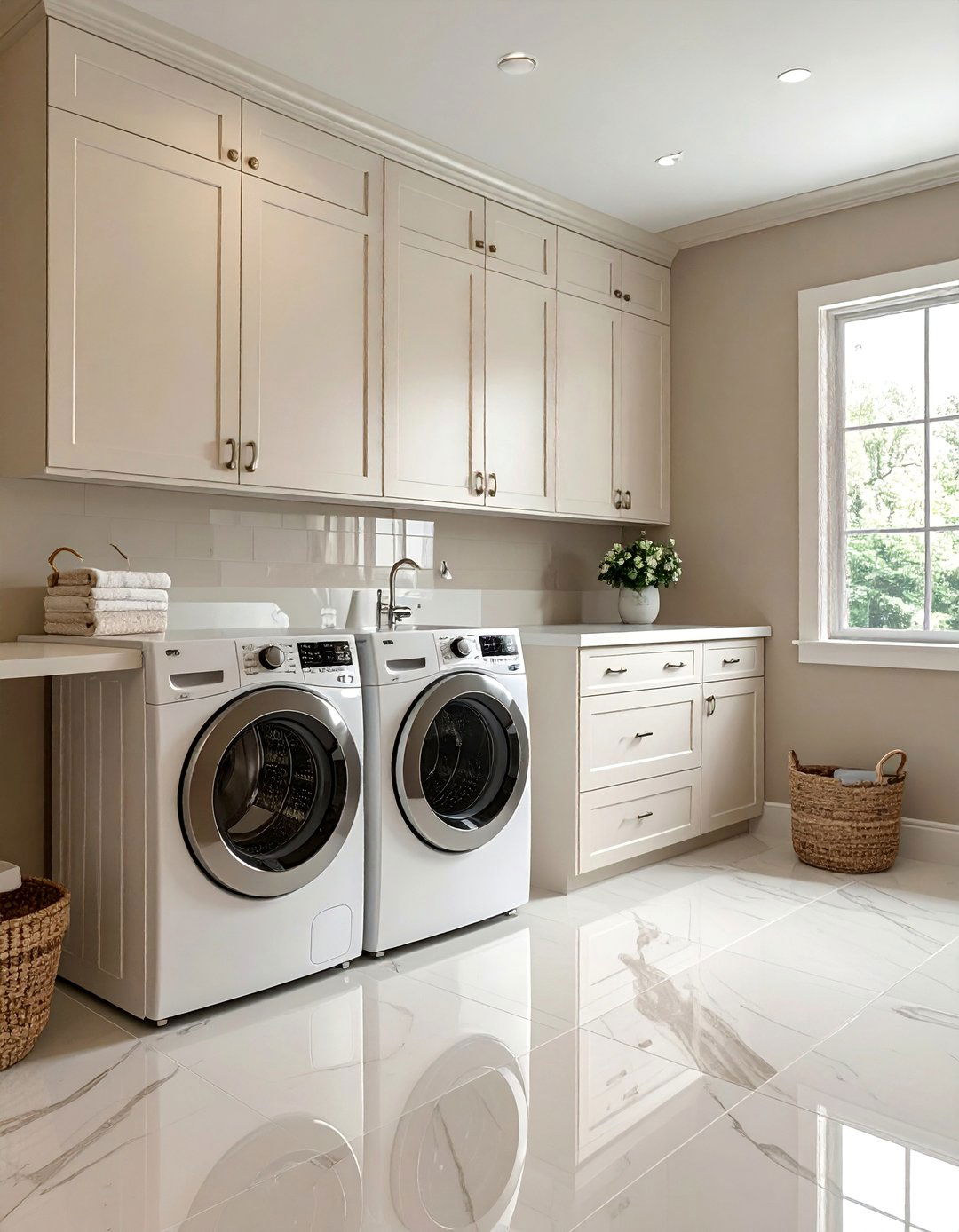 Greige Laundry Room Paint - 25 Laundry Room Paint Ideas for a Fresh Look
