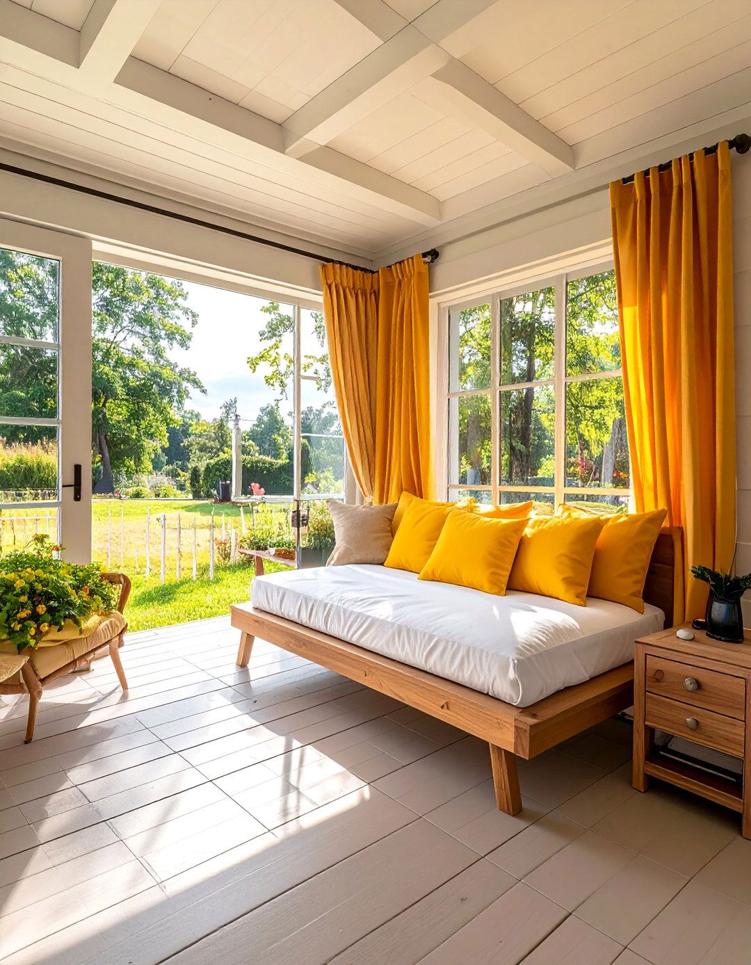 Guest Accommodation Space - 25 Enclosed Porch Ideas for Year-Round Enjoyment