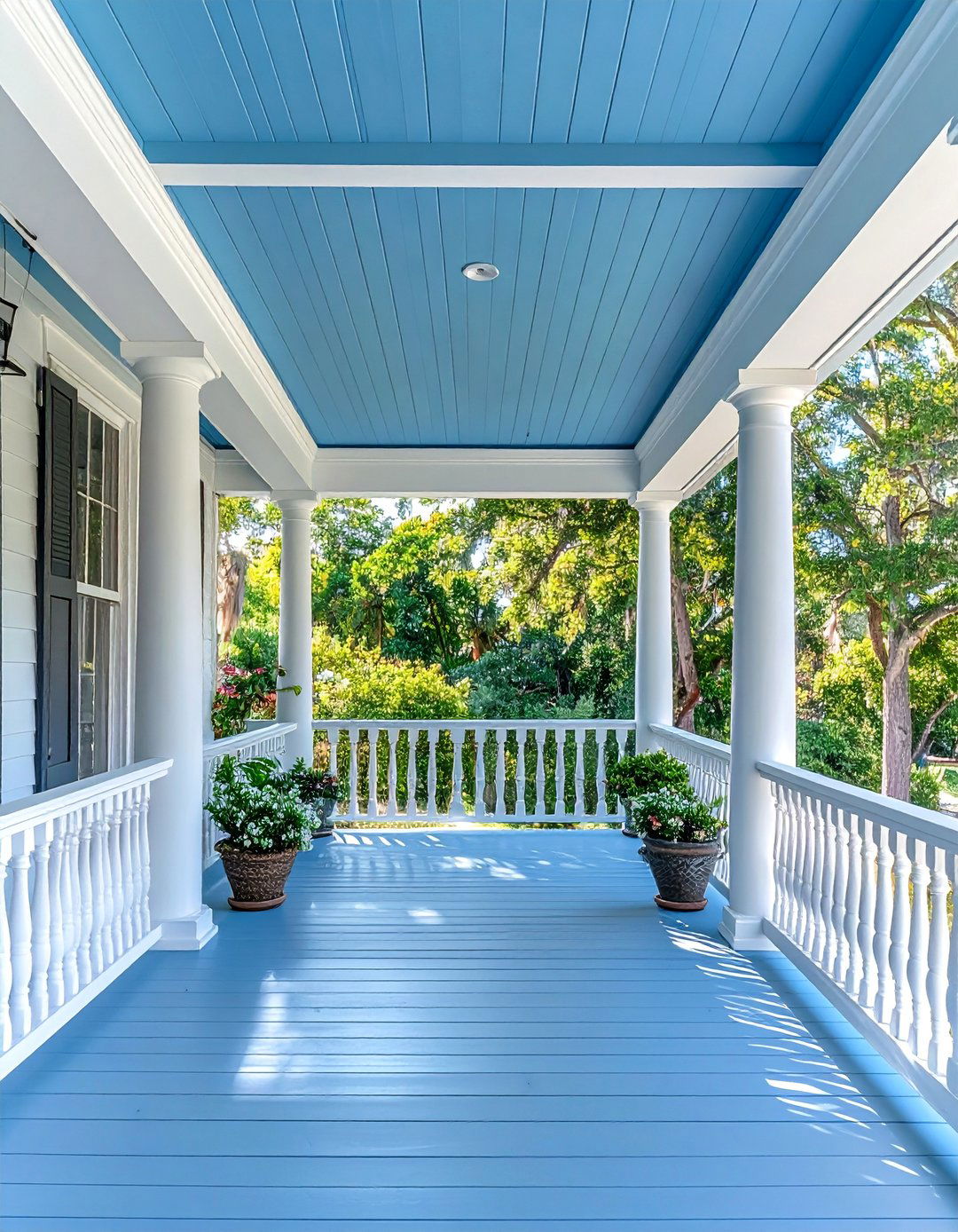 Haint Blue Porch Ceilings - 20 Porch Paint Colors Ideas for a Welcoming Outdoor Space