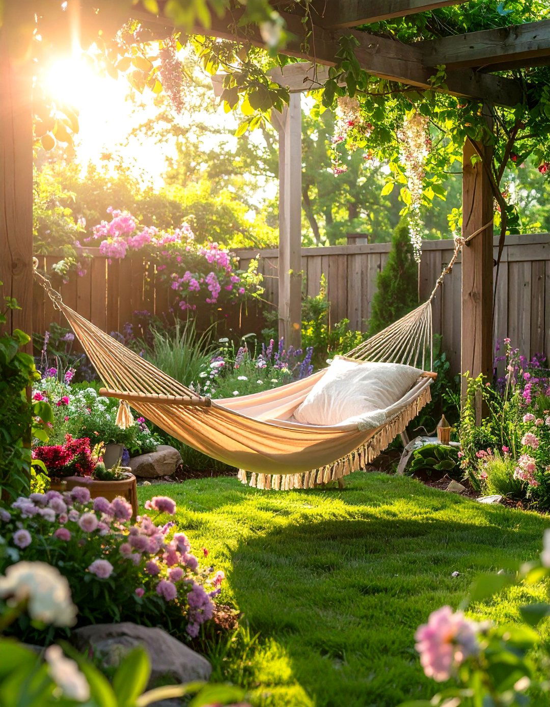 Hammock Garden Retreat - 25 Backyard Oasis Ideas for Relaxing Outdoor Spaces