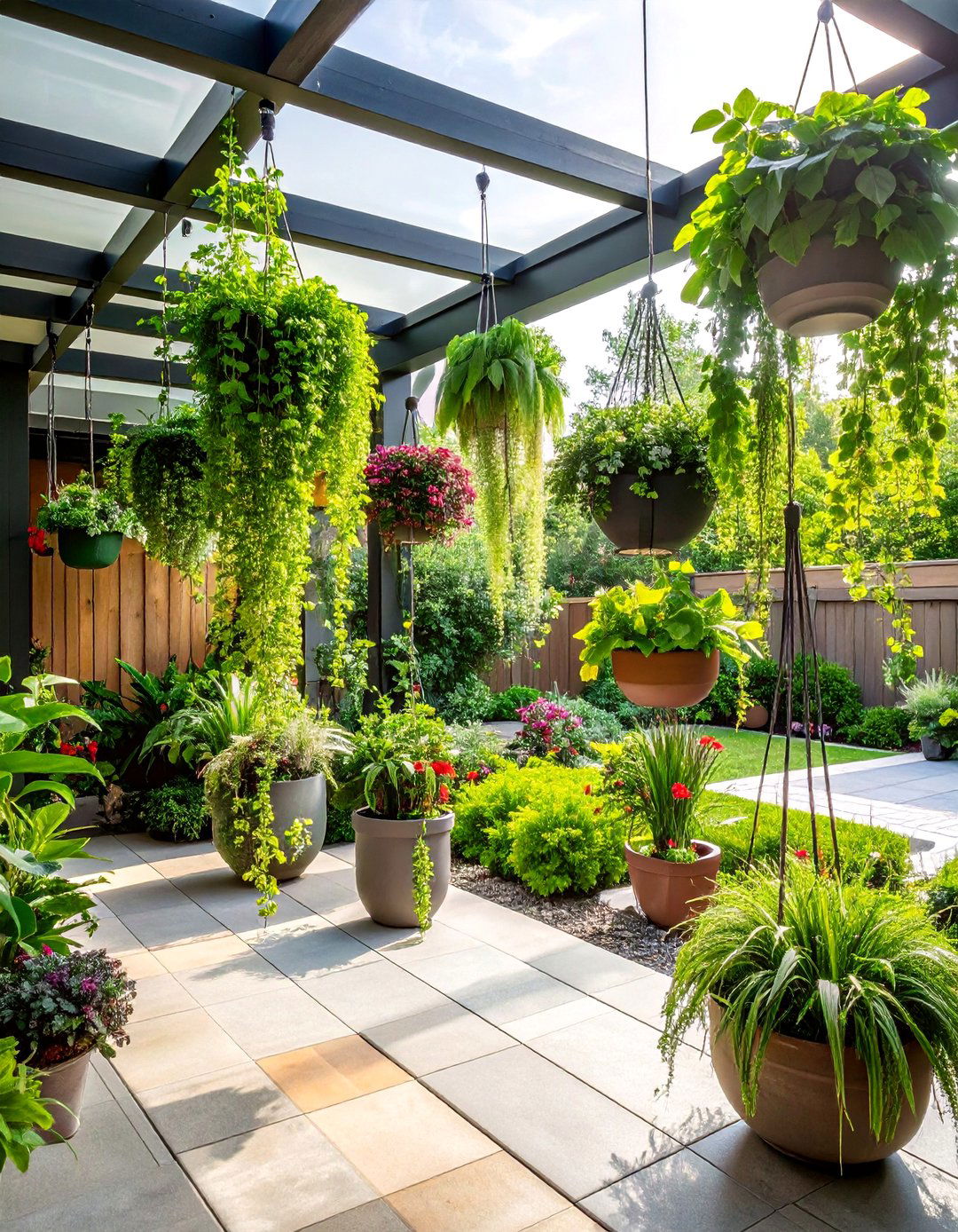Hanging Garden Systems - 40 Small Backyard Landscaping Ideas for Big Impact