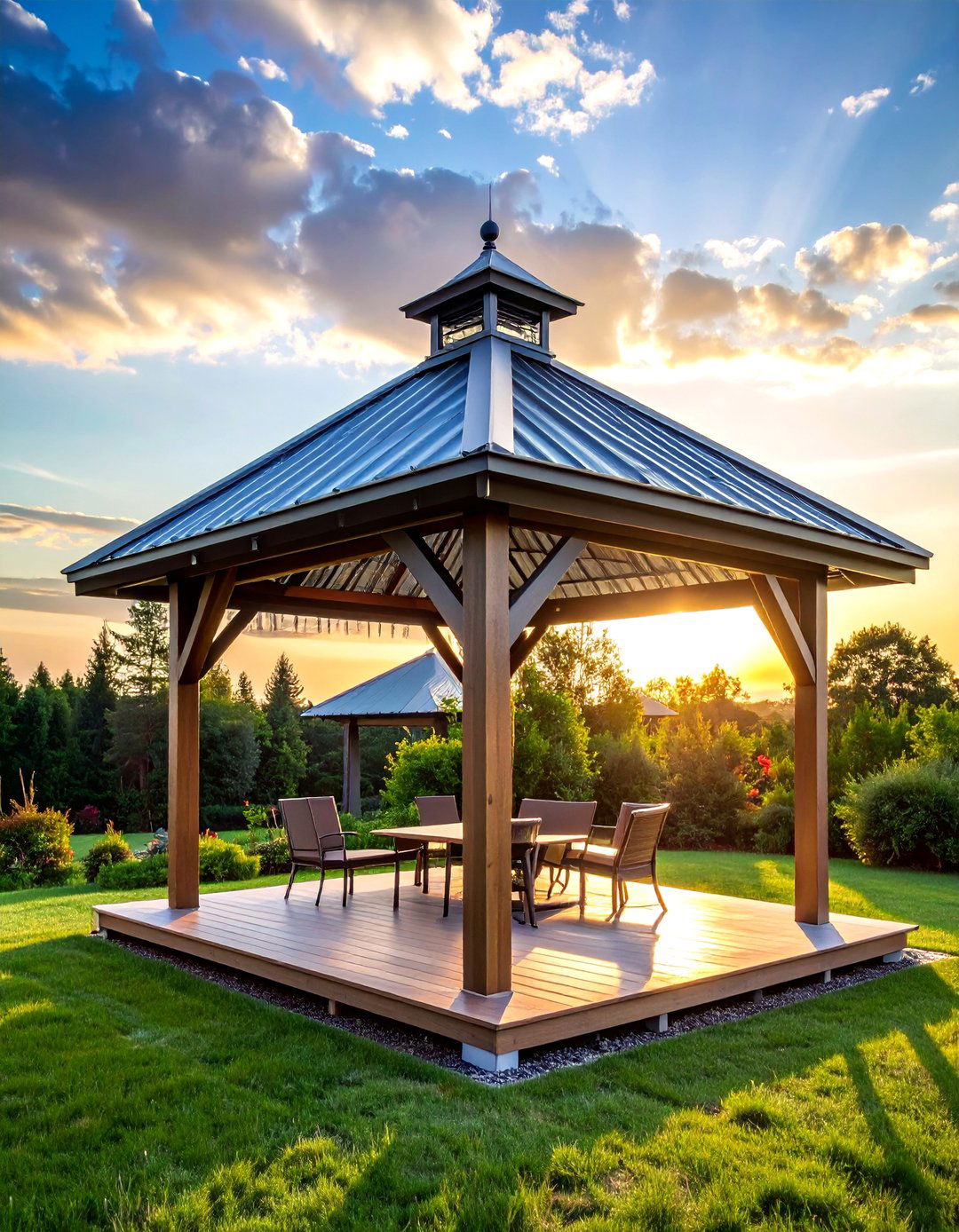 Hardtop Aluminum Roof Gazebo - 40 Gazebo Design Ideas for a Beautiful Outdoor Space