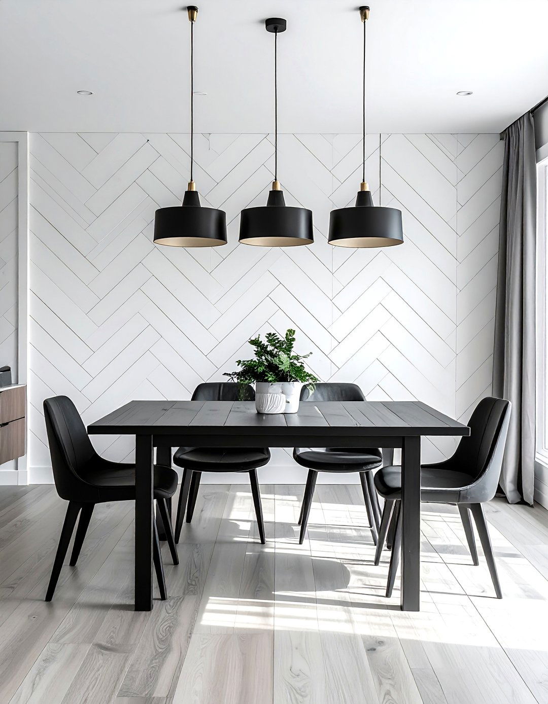 Herringbone Pattern Shiplap Accent Wall - 40 Shiplap Accent Wall Ideas for Modern Home Decor
