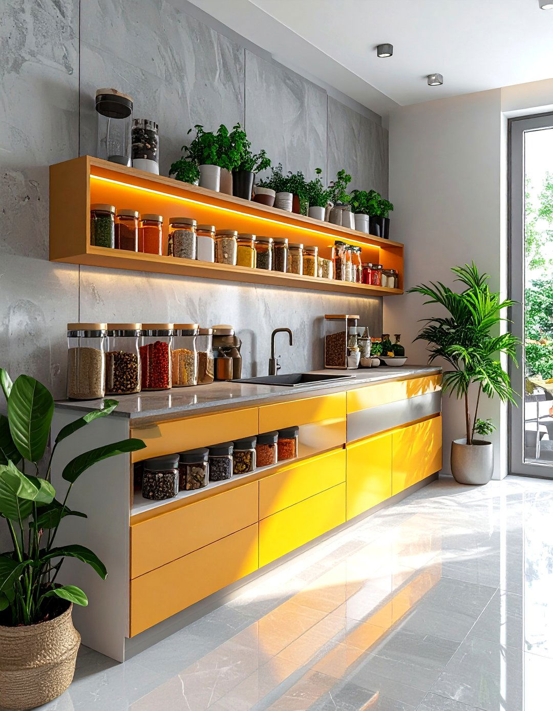 Hidden Spice Storage - 40 Small Kitchen Ideas for Efficient and Stylish Spaces