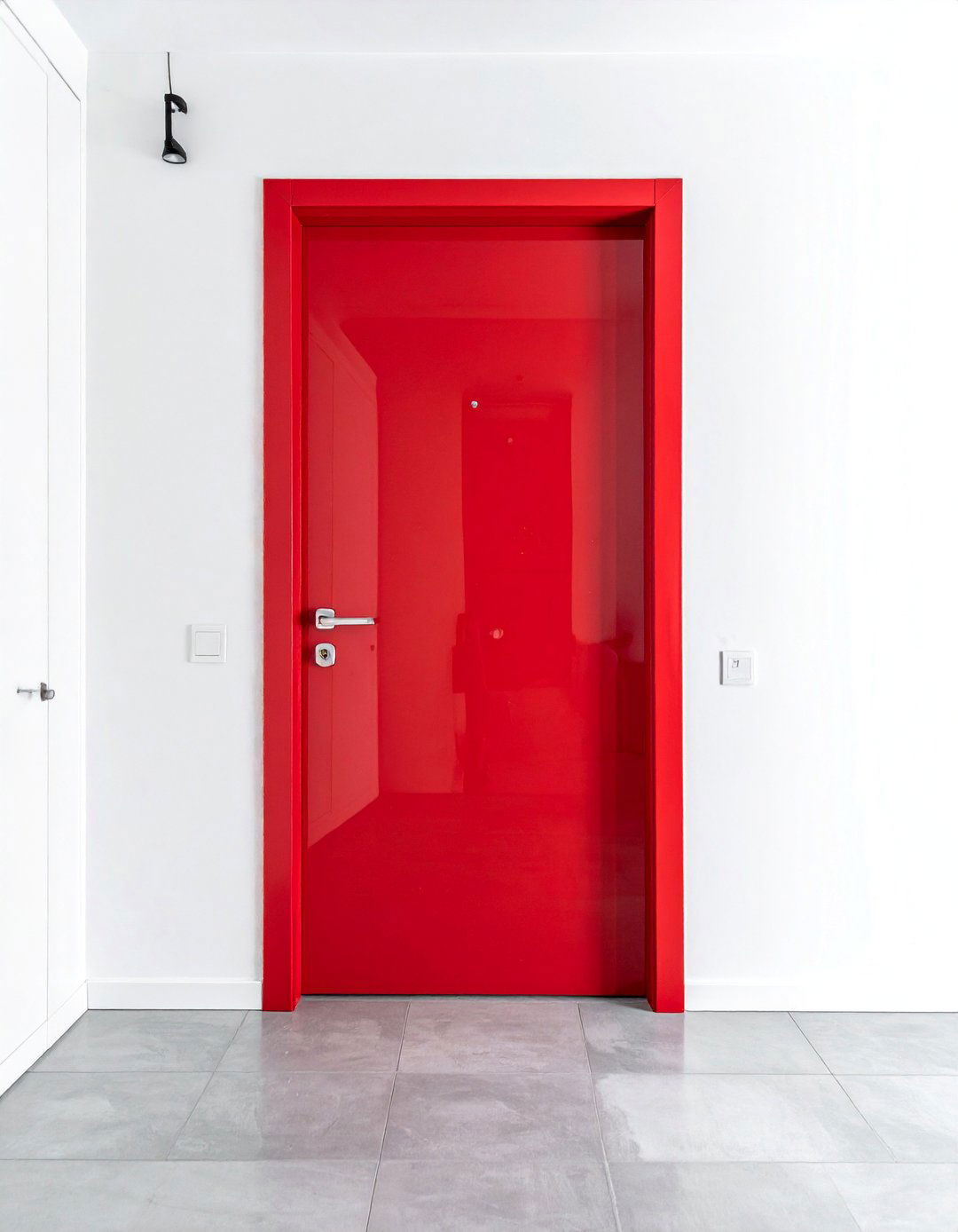 High Gloss Red Interior Door Color - 25 Interior Door Color Ideas for a Fresh Home Look