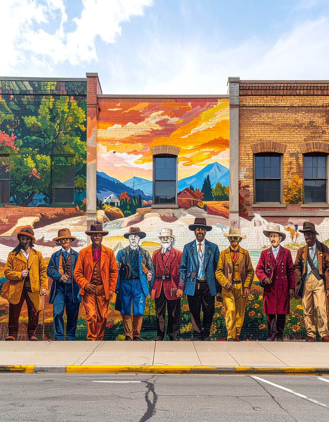 Historical Timeline Small Town Mural - 20 Small Town Murals to Brighten Up Your Community