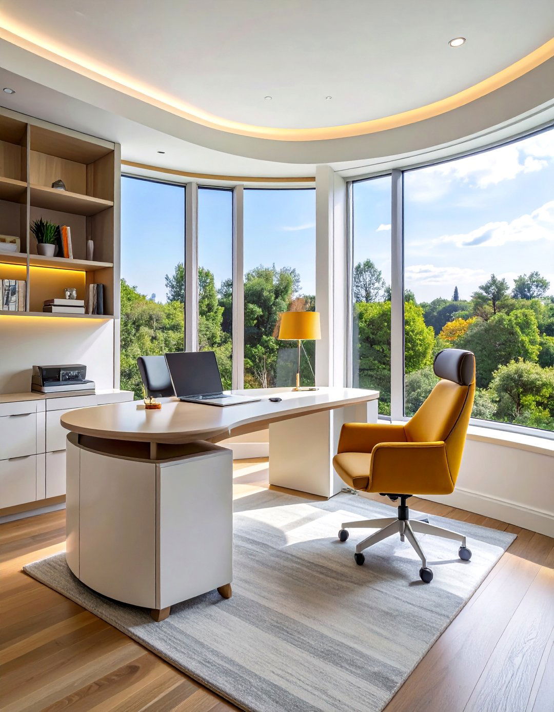 Home Office Bay Window Desk - 40 Bay Window Ideas to Brighten Your Home