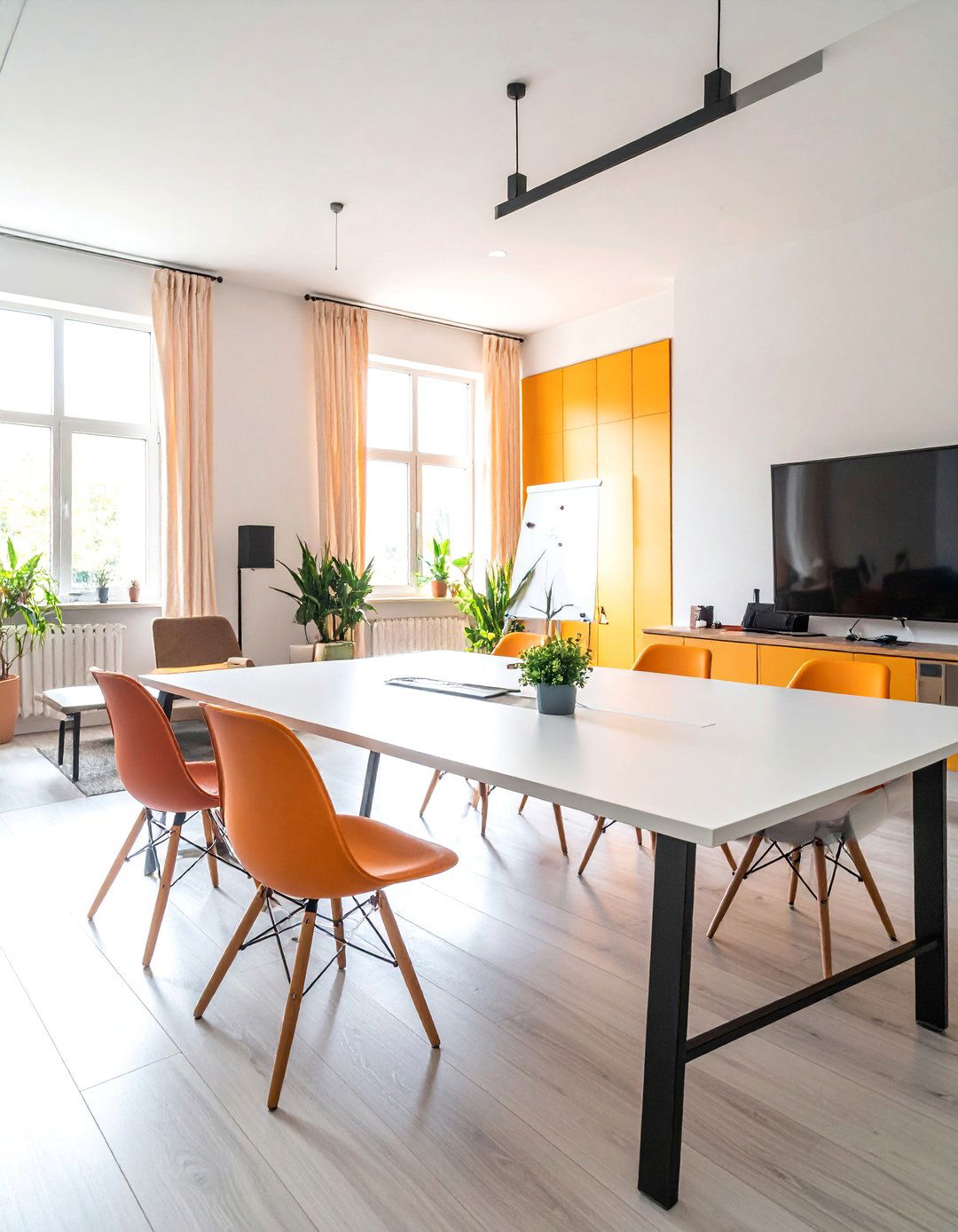Home Office Collaboration Station - 40 Modern Home Office Ideas for a Productive Workspace
