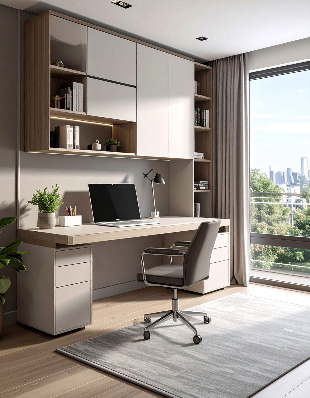 Home Office Murphy Desk - 40 Modern Home Office Ideas for a Productive Workspace