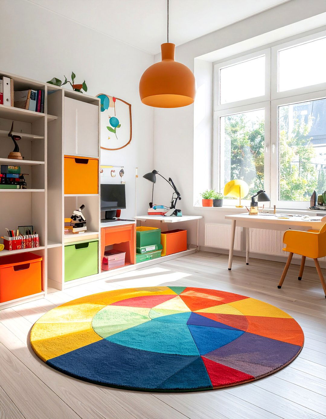 Homeschool Room Organized with Learning Zones - 25 Homeschool Room Ideas for a Productive Learning Space