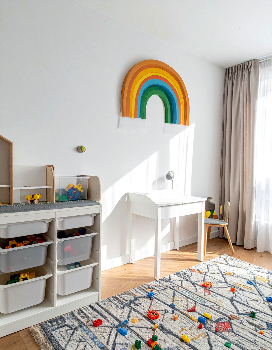 Homeschool Room with a Lego and Building Station - 25 Homeschool Room Ideas for a Productive Learning Space