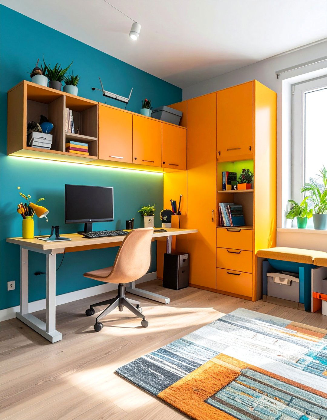 Homework Command Center - 40 Teen Hangout Room Ideas for a Fun and Relaxing Space