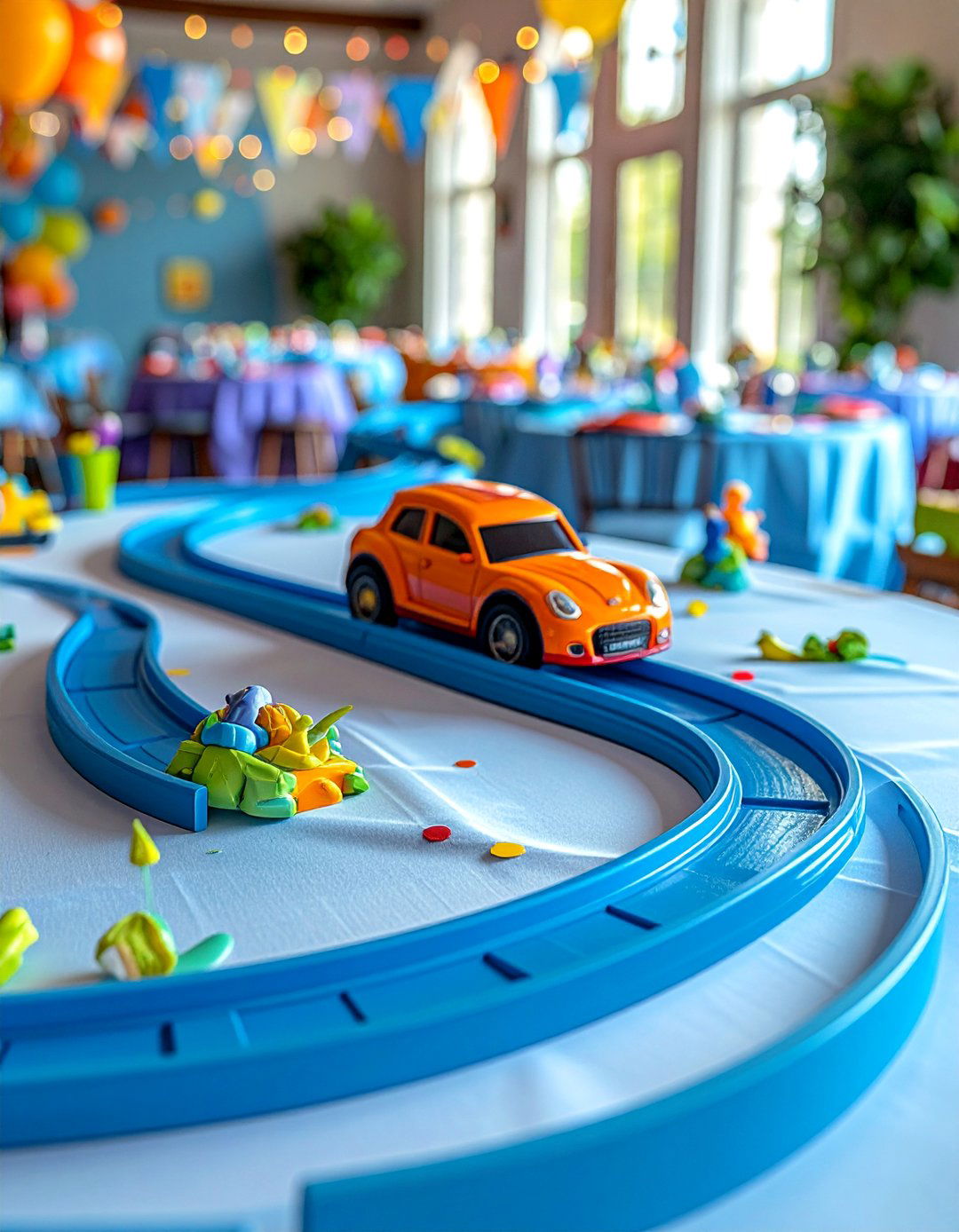 Hot Wheels Loop the Loop Centerpieces - 25 Hot Wheels Birthday Party Ideas for Car-Loving Kids