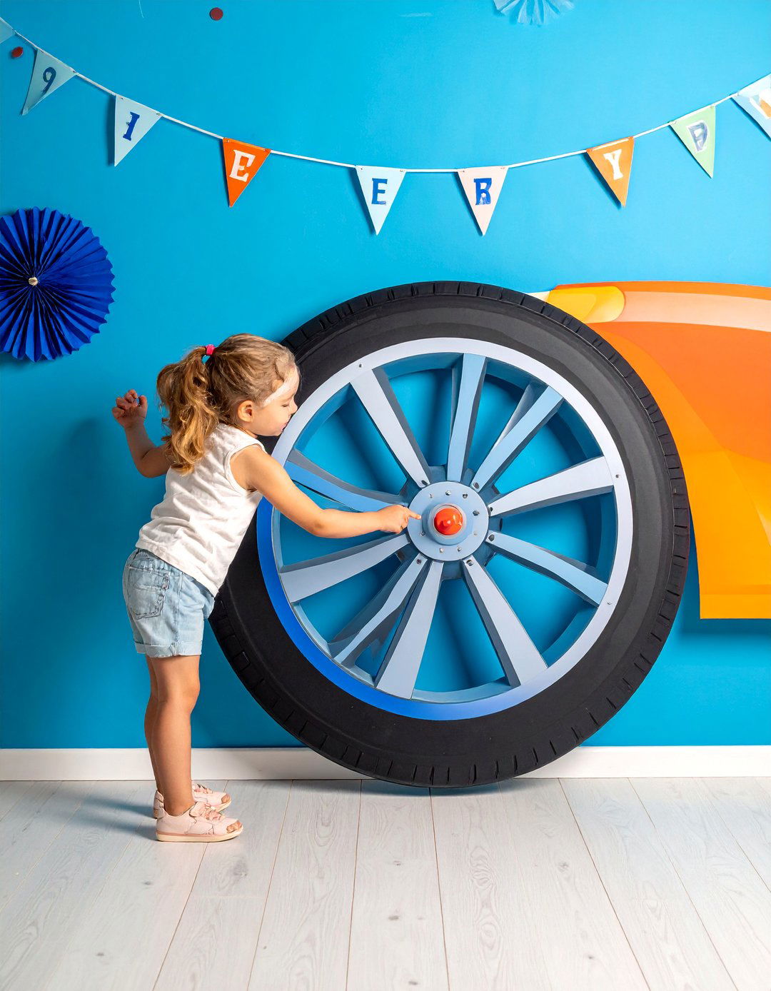 Hot Wheels Pin the Wheel on the Car Game - 25 Hot Wheels Birthday Party Ideas for Car-Loving Kids