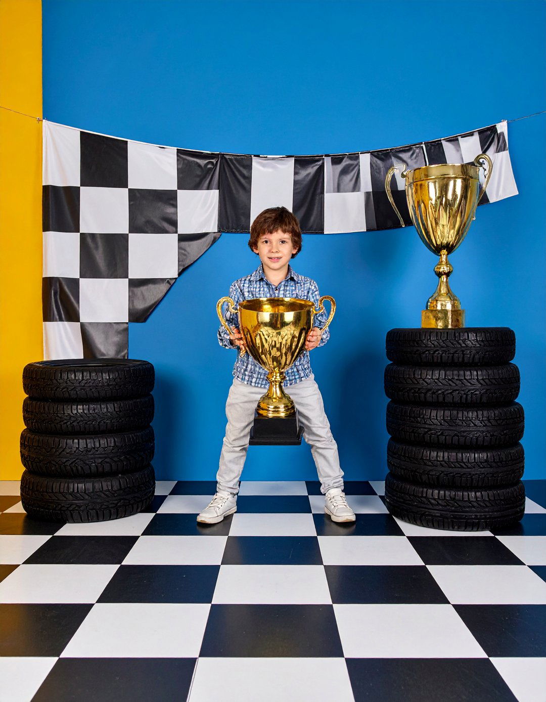 Hot Wheels Winners Circle Photo Booth - 25 Hot Wheels Birthday Party Ideas for Car-Loving Kids