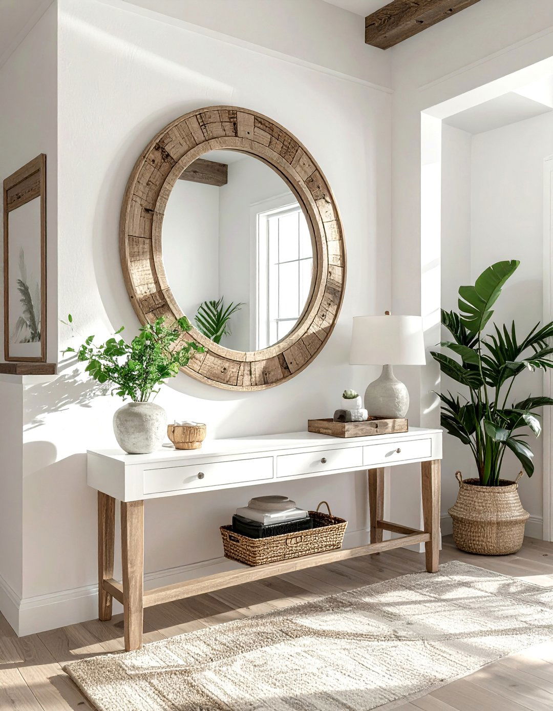 Incorporating Large Mirrors - 25 Florida Home Decor Ideas for a Coastal Vibe