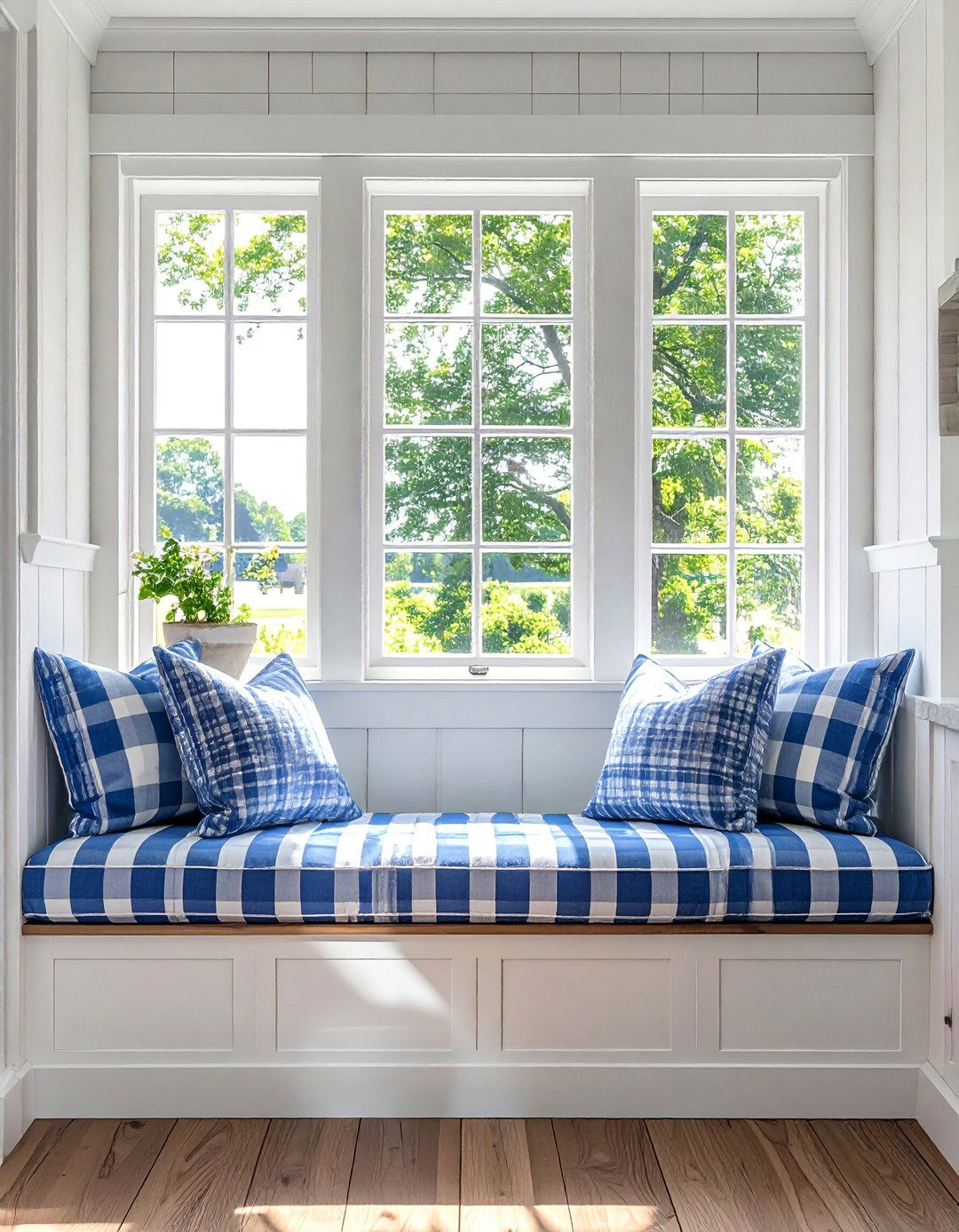 Incorporating Plaid and Gingham Patterns - 30 Cottage Decorating Ideas for a Charming Home