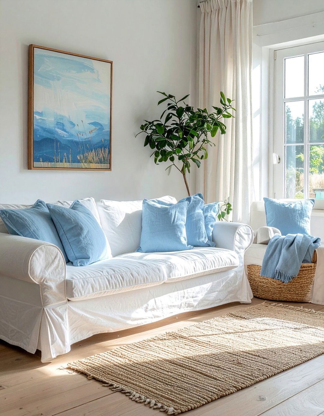 Incorporating Slipcovered Furniture - 30 Cottage Decorating Ideas for a Charming Home