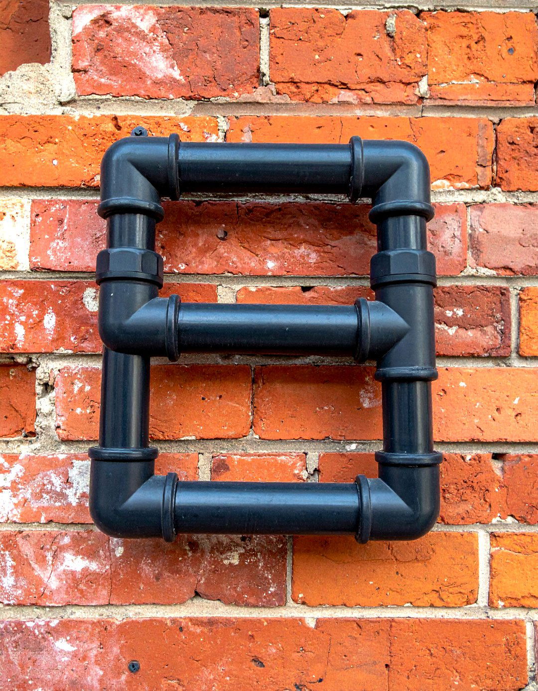 Industrial Pipe House Numbers - 40 House Number Ideas for Curb Appeal