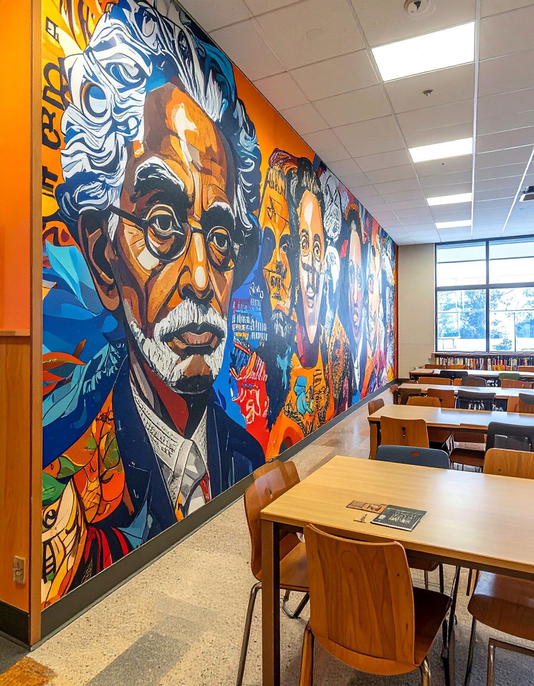 Inspirational Quotes from Diverse Leaders School Mural - 30 Creative School Mural Ideas to Inspire Students