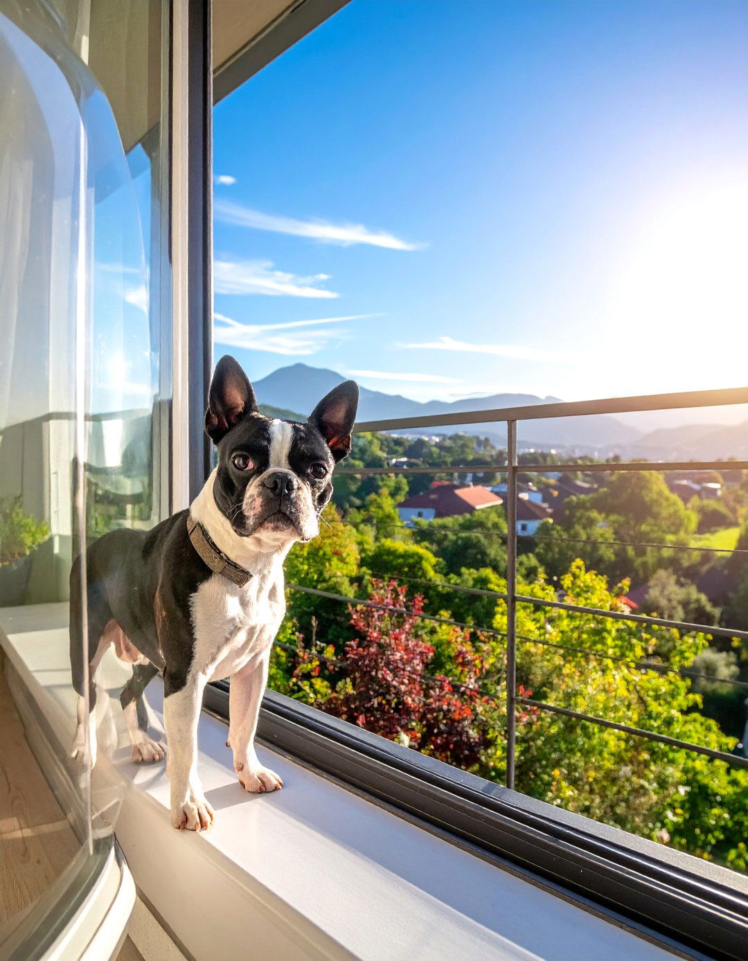 Install a Clear Bubble Window - 20 Dog Balcony Ideas for a Pet-Friendly Outdoor Space