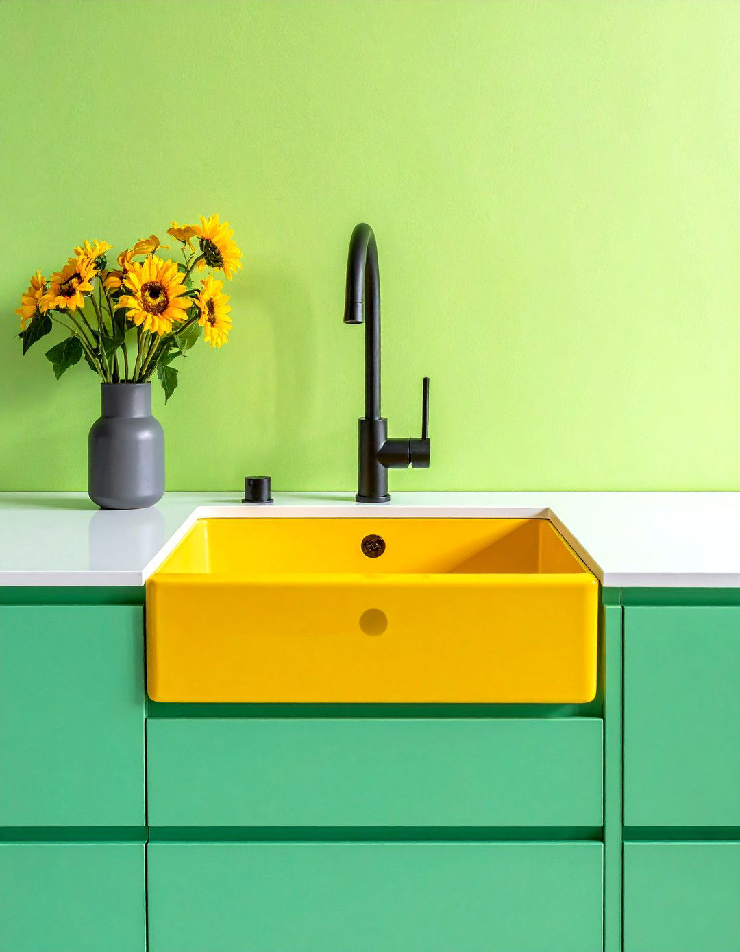 Integrated Sink Solutions - 40 Kitchen Countertop Ideas for Modern Homes