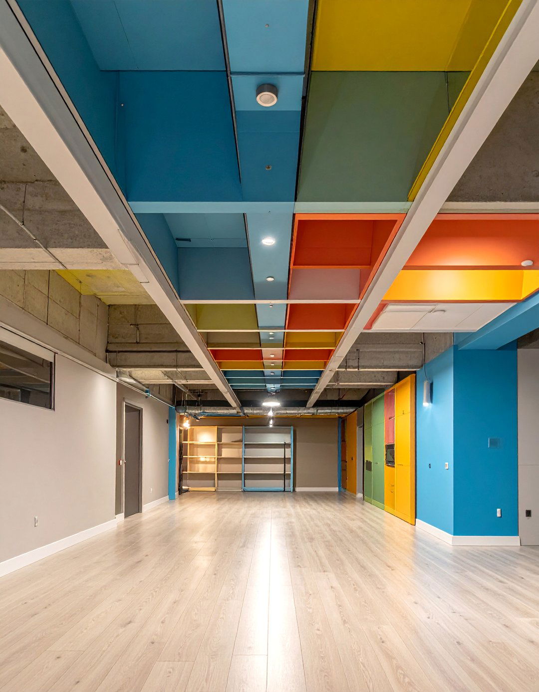 Integrated Storage Solutions - 25 Exposed Basement Ceiling Ideas for Industrial Style