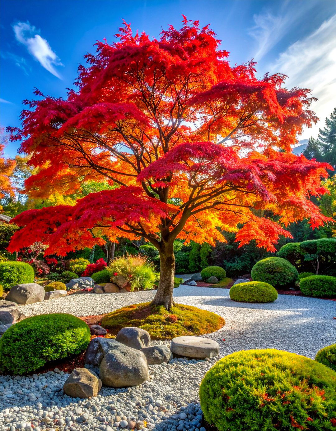 Japanese Maple Focal Point - 25 Zen Garden Ideas for a Peaceful Backyard Retreat