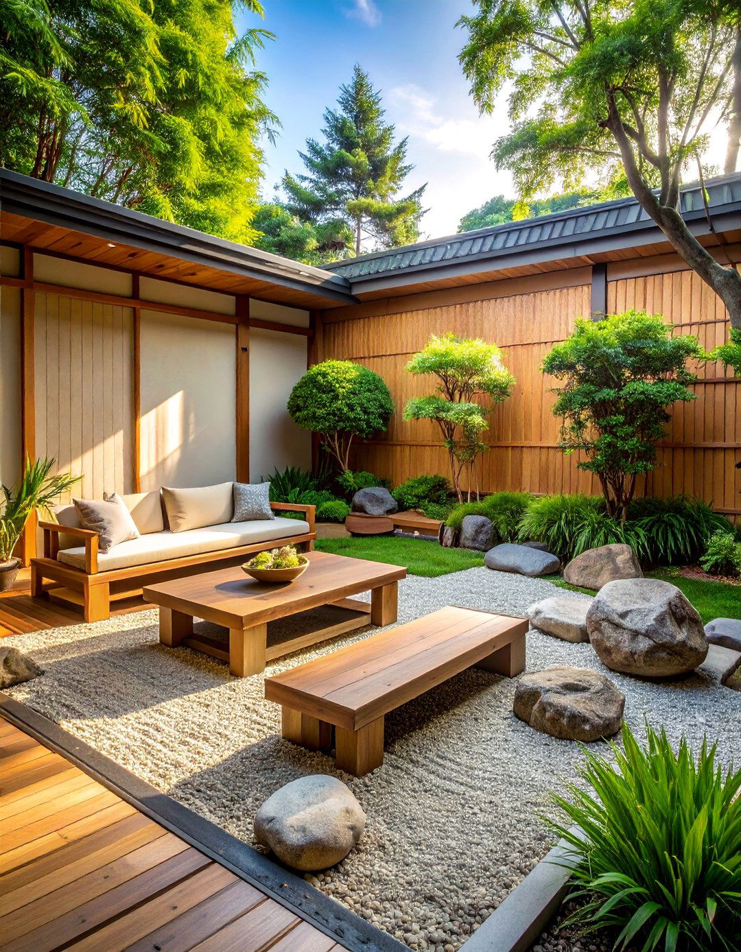 Japanese Zen Garden Patio - 40 Patio Decor Ideas to Refresh Your Outdoor Space