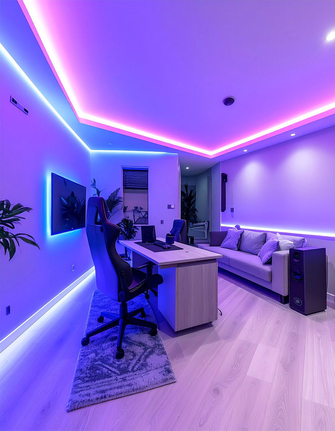 LED Optimized Light Gray Game Room Paint - 20 Game Room Paint Ideas for a Fun and Vibrant Space