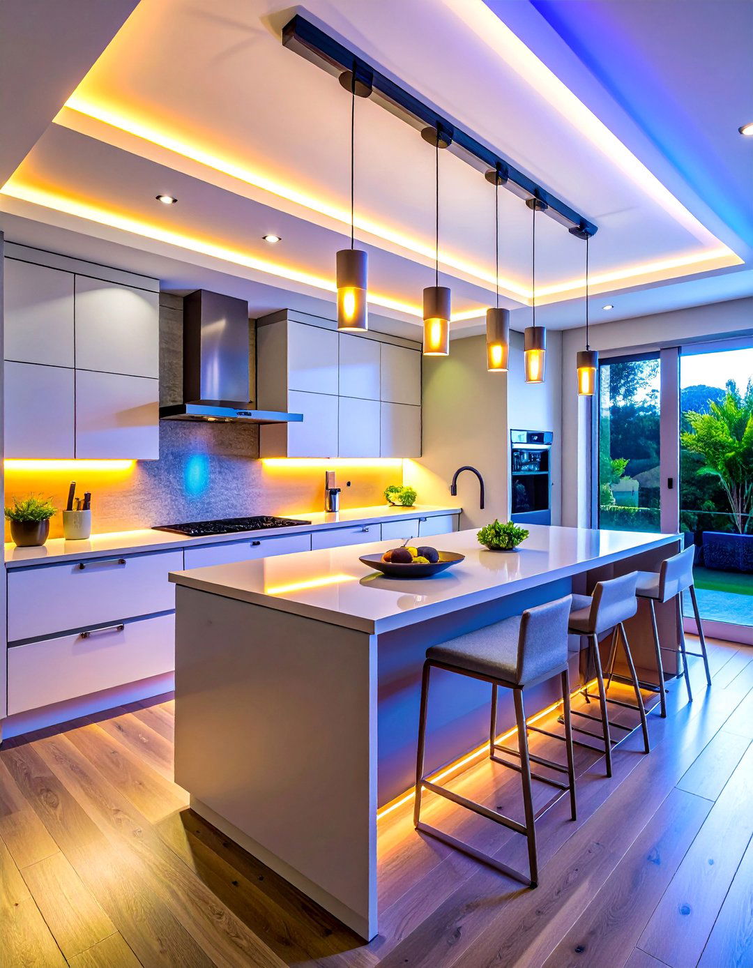 LED Smart Track Lighting - 20 Kitchen Track Lighting Ideas for Modern Homes