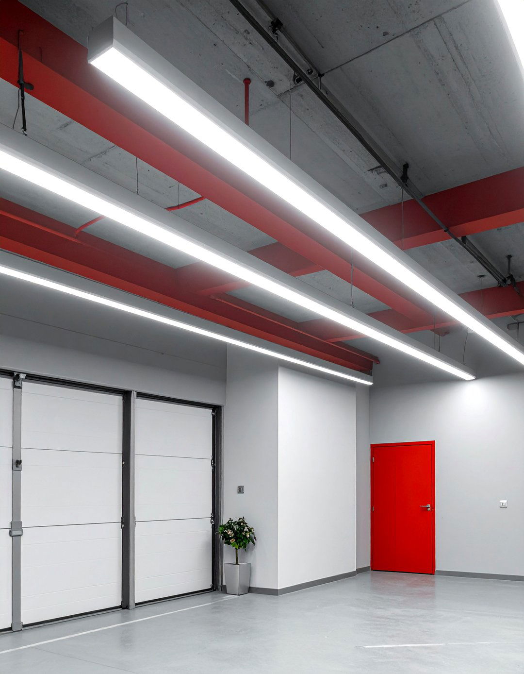 LED Strip Light Fixtures - 15 Garage Lighting Ideas to Brighten Your Workspace