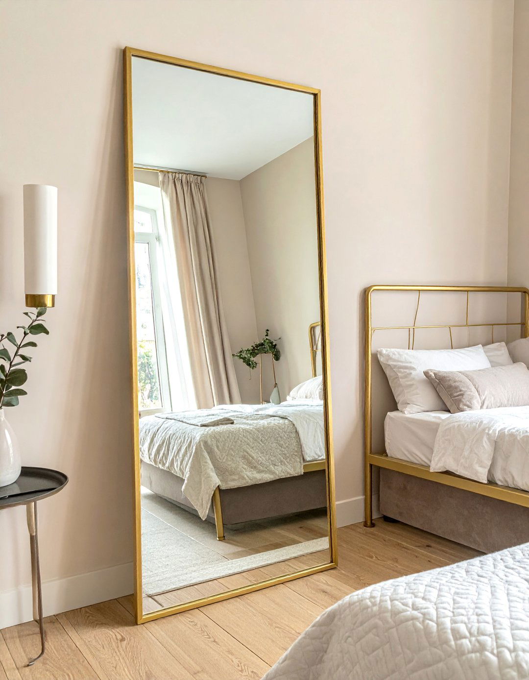 Large Mirrors to Create the Illusion of Depth - 40 Small Bedroom Ideas for Cozy and Functional Spaces