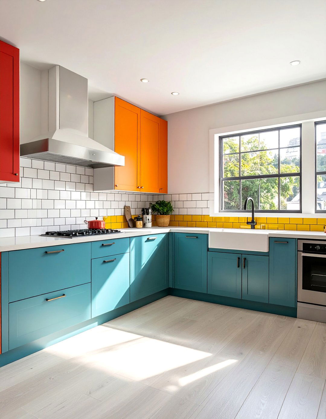 Large Subway Tile Modern Scale - 40 Kitchen Backsplash Ideas for White Cabinets