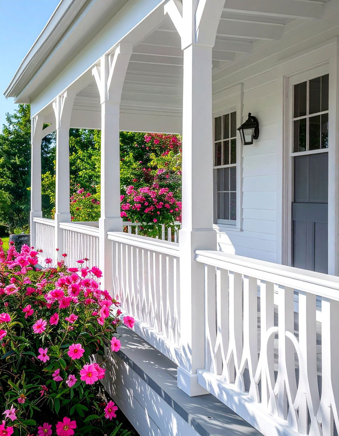 Lattice Panel Front Porch Railing - 25 Front Porch Railing Ideas for Curb Appeal