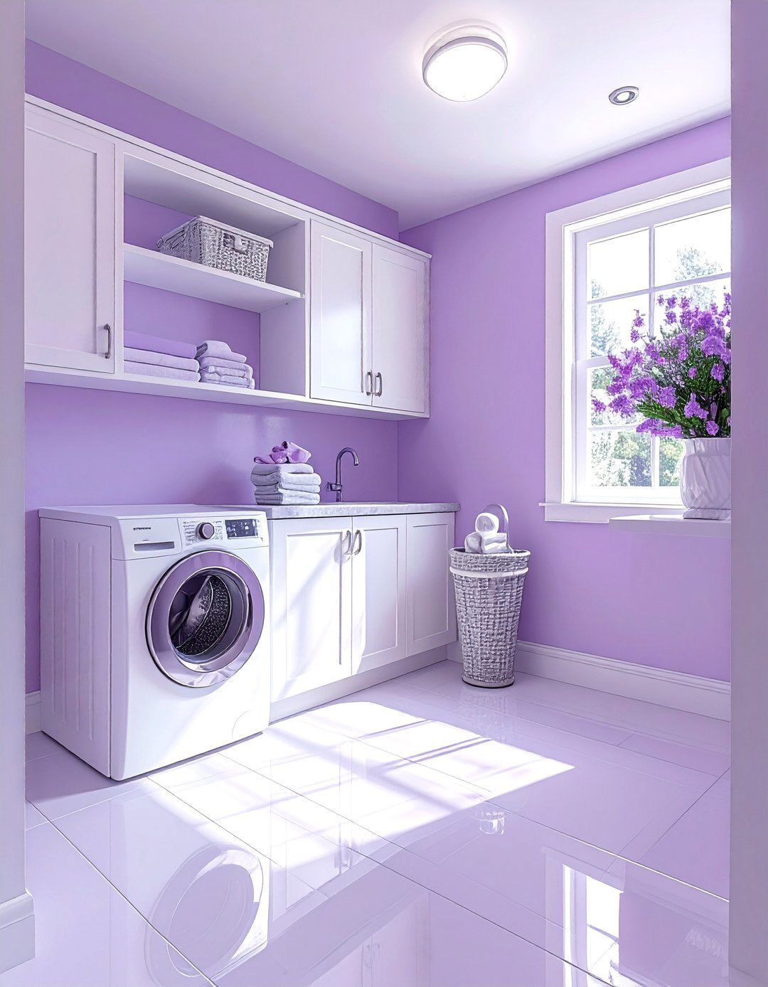 Lavender Laundry Room Paint - 25 Laundry Room Paint Ideas for a Fresh Look