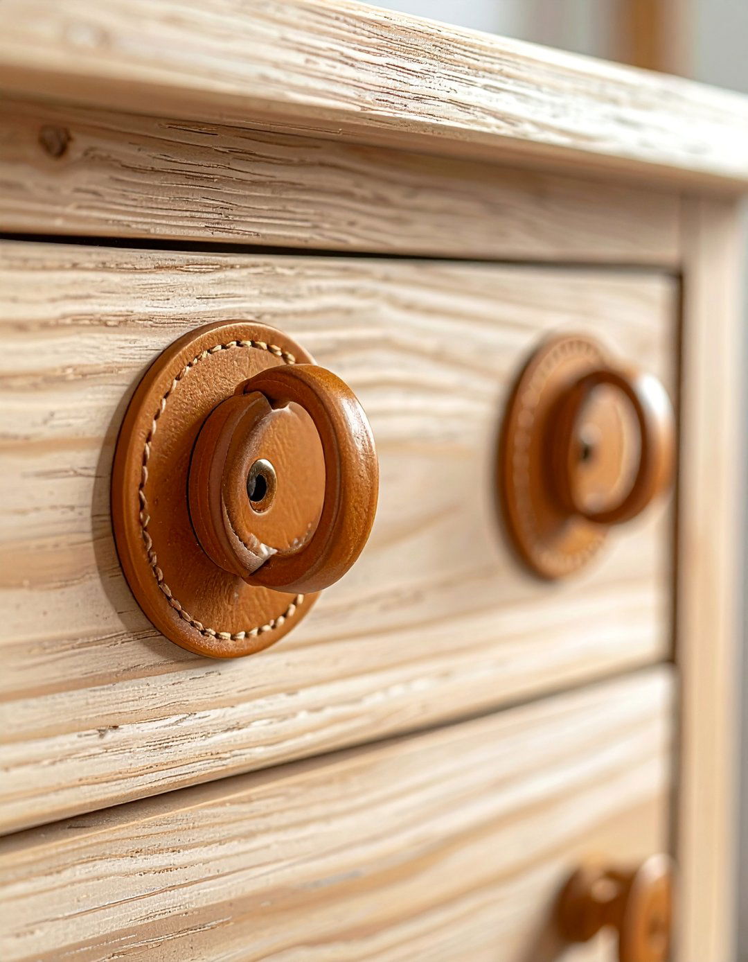 Leather Drawer Pulls on Boho Nursery Furniture - 30 Boho Nursery Ideas for a Cozy and Stylish Space