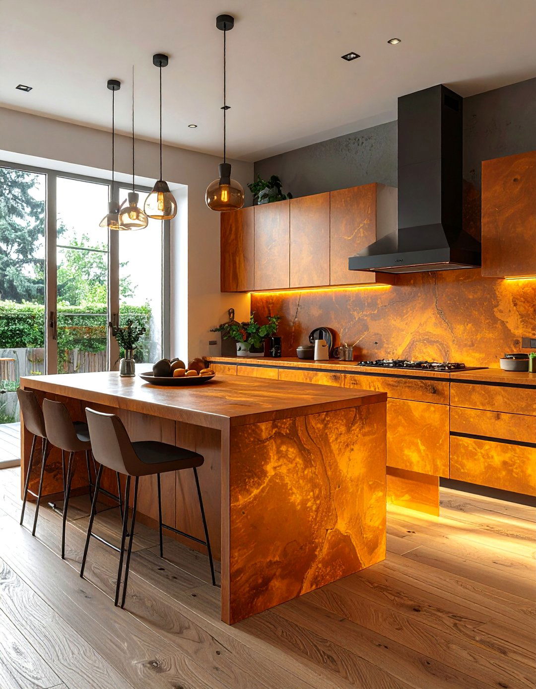 Leathered Finish Textures - 40 Kitchen Countertop Ideas for Modern Homes