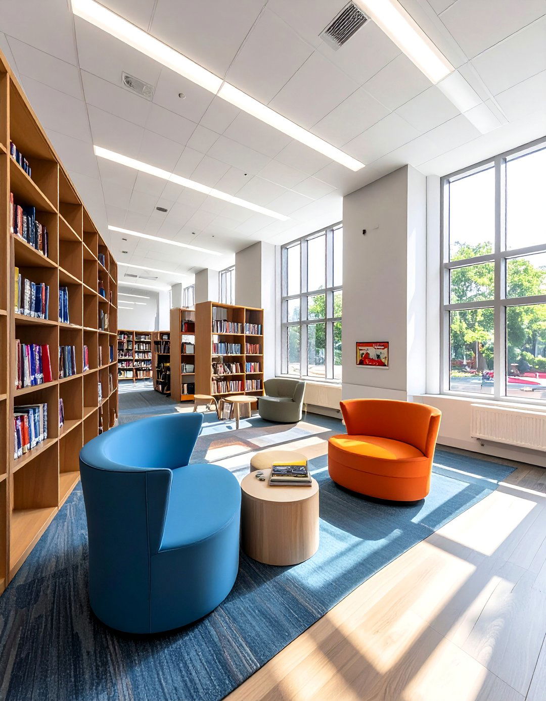 Library Reading Room - 40 Teen Hangout Room Ideas for a Fun and Relaxing Space