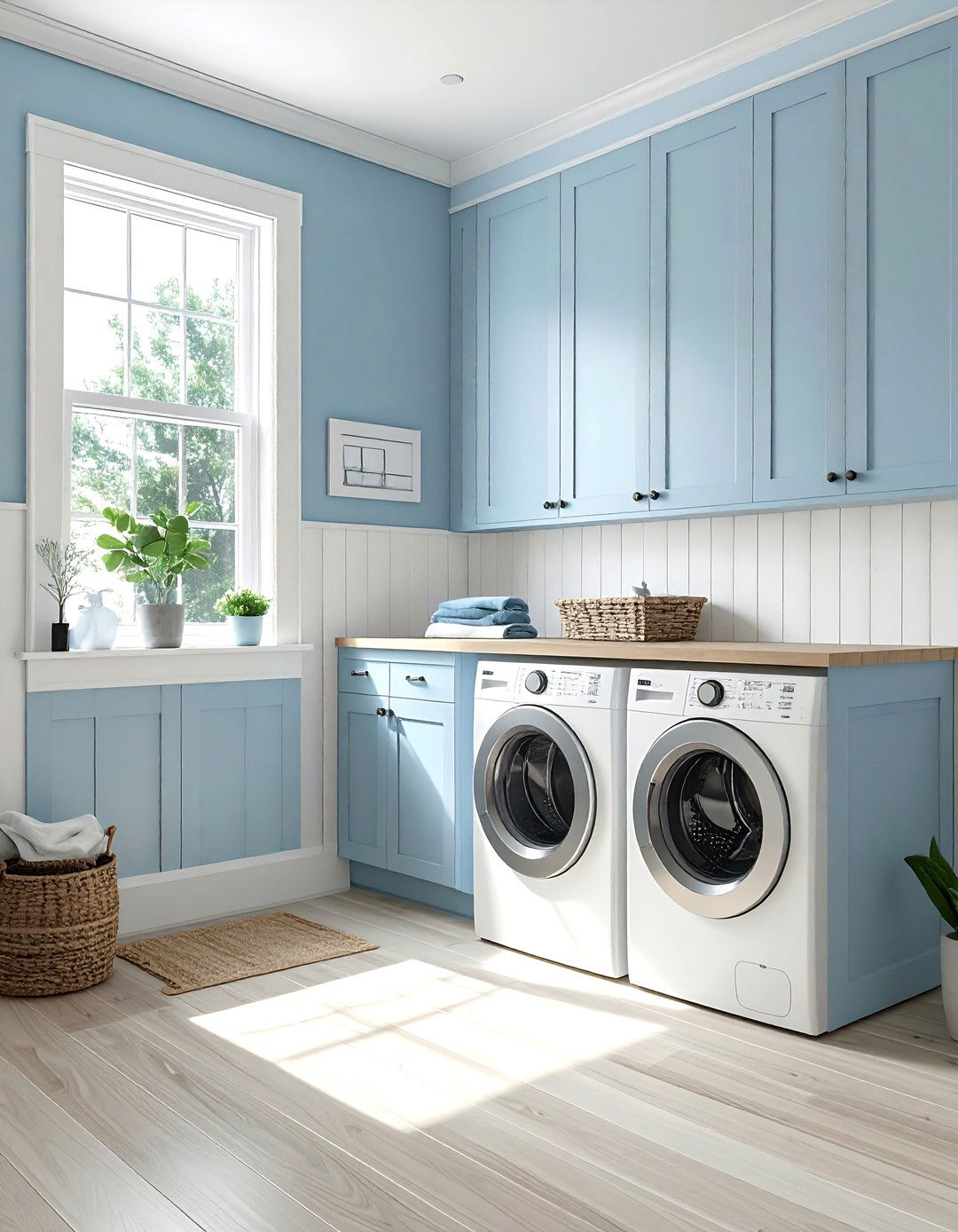 Light Blue Laundry Room Paint - 25 Laundry Room Paint Ideas for a Fresh Look