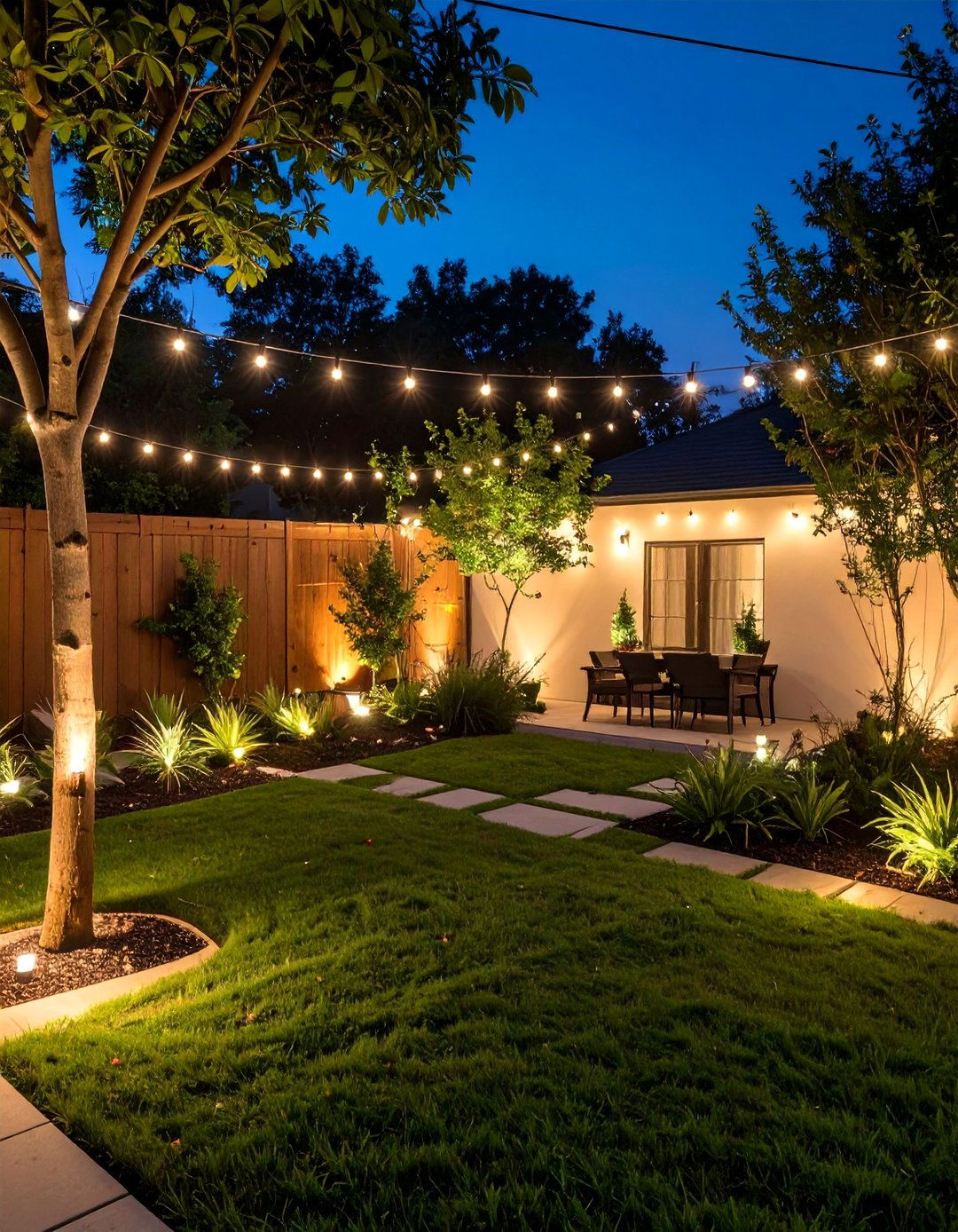 Lighting Design Schemes - 40 Small Backyard Ideas to Transform Your Outdoor Space