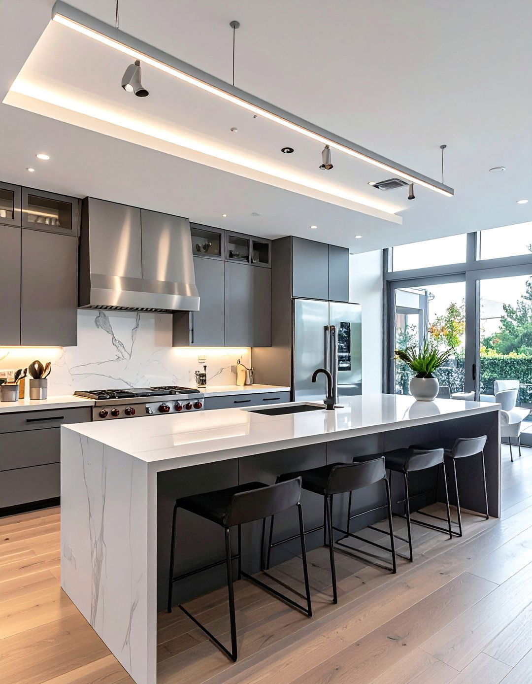 Linear Kitchen Island Track Lighting - 20 Kitchen Track Lighting Ideas for Modern Homes