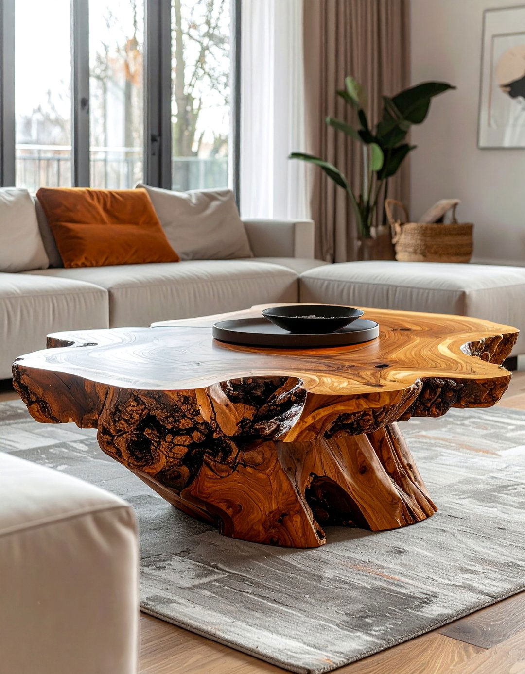 Live Edge Coffee Tables - 25 Wooden Interior Design Ideas for a Rustic Charm