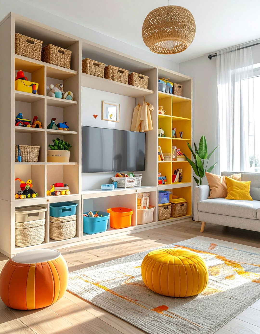 Living Room Toy Rotation Systems - 40 Toy Storage Ideas to Keep Your Home Organized